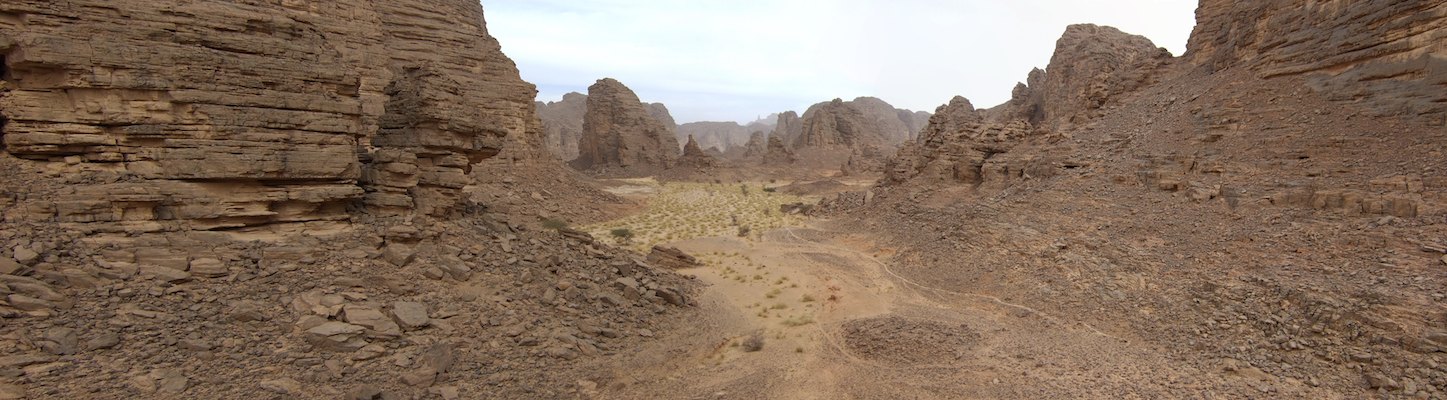 Alge?rie, De?sert, Pano, Panoramique, Tassili N'Ajjer