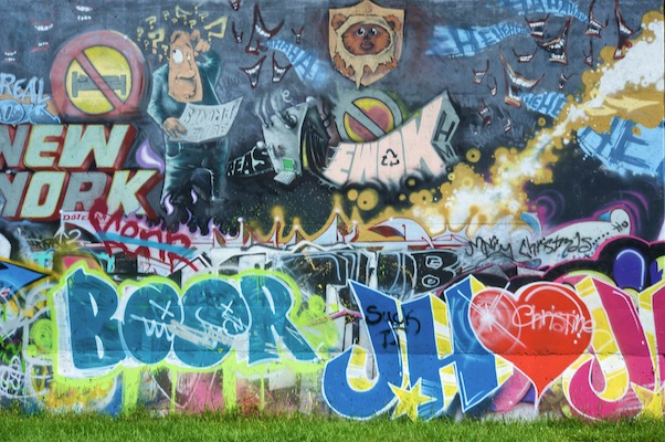 Un joli mur bien graffité à Saint Louis, Missouri Missouri, Route66, USA, Voyages