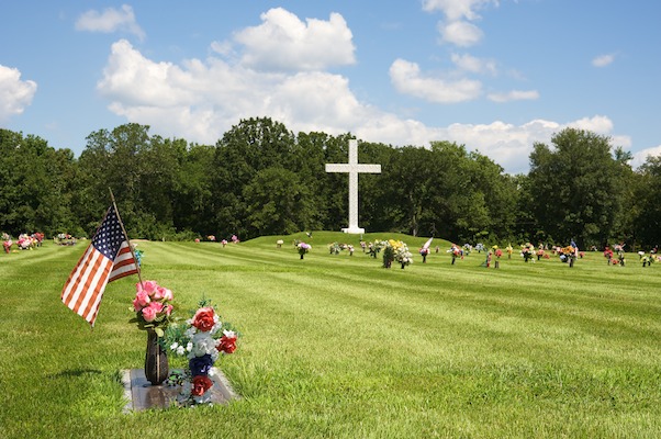 Cimetière bordant la Route 66 dans le Missouri. Missouri, Route 66, USA, Voyages