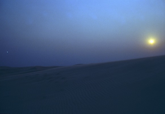 Lomas de Palmar, le désert, les dunes et un train qui passe.