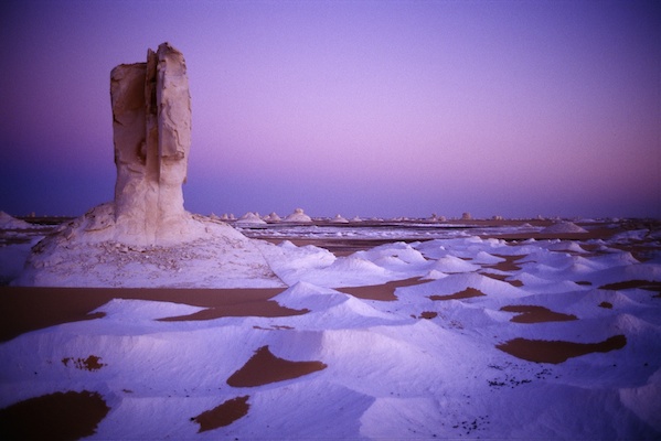 Le désert blanc d'Egypte, une merveille cachée. Un paysage unique !